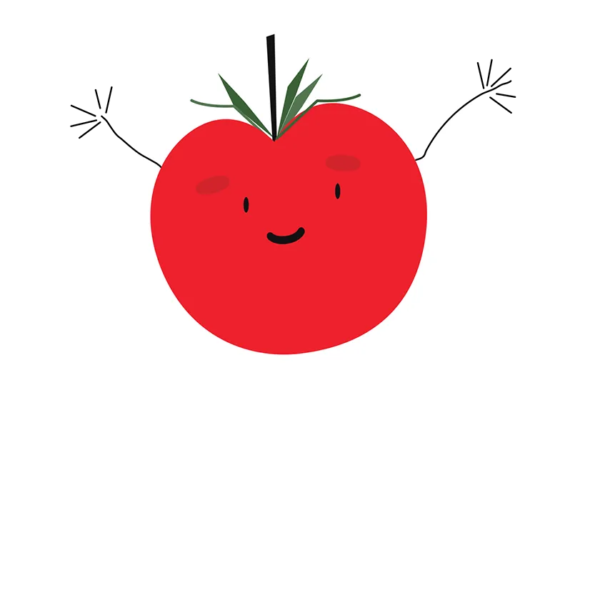 Viaggio di Tommy, il pomodoro felice